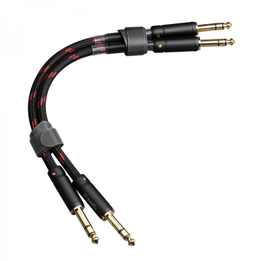 Jack 6.35mm to 2X Mini XLR Headphone Cable - China Audio Cables