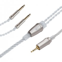 Equip Câble Audio Mini Jack 3.5mm Mâle vers Mini Jack 3.5mm Mâle Coudé 2.5m  Noir