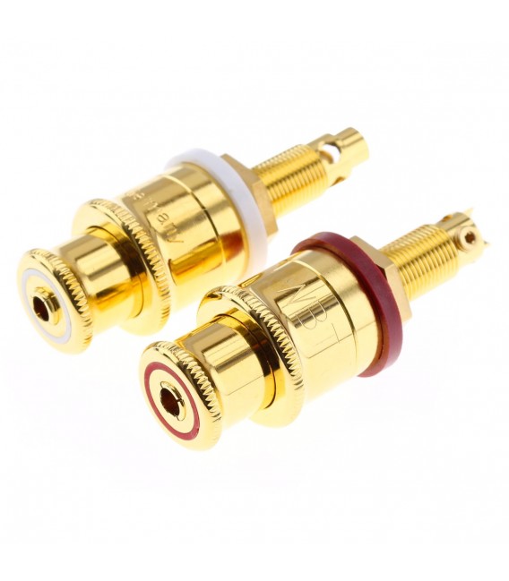 [GRADE S] WBT-0702.01 Speaker Terminals Gold Plated Copper (Pair ...