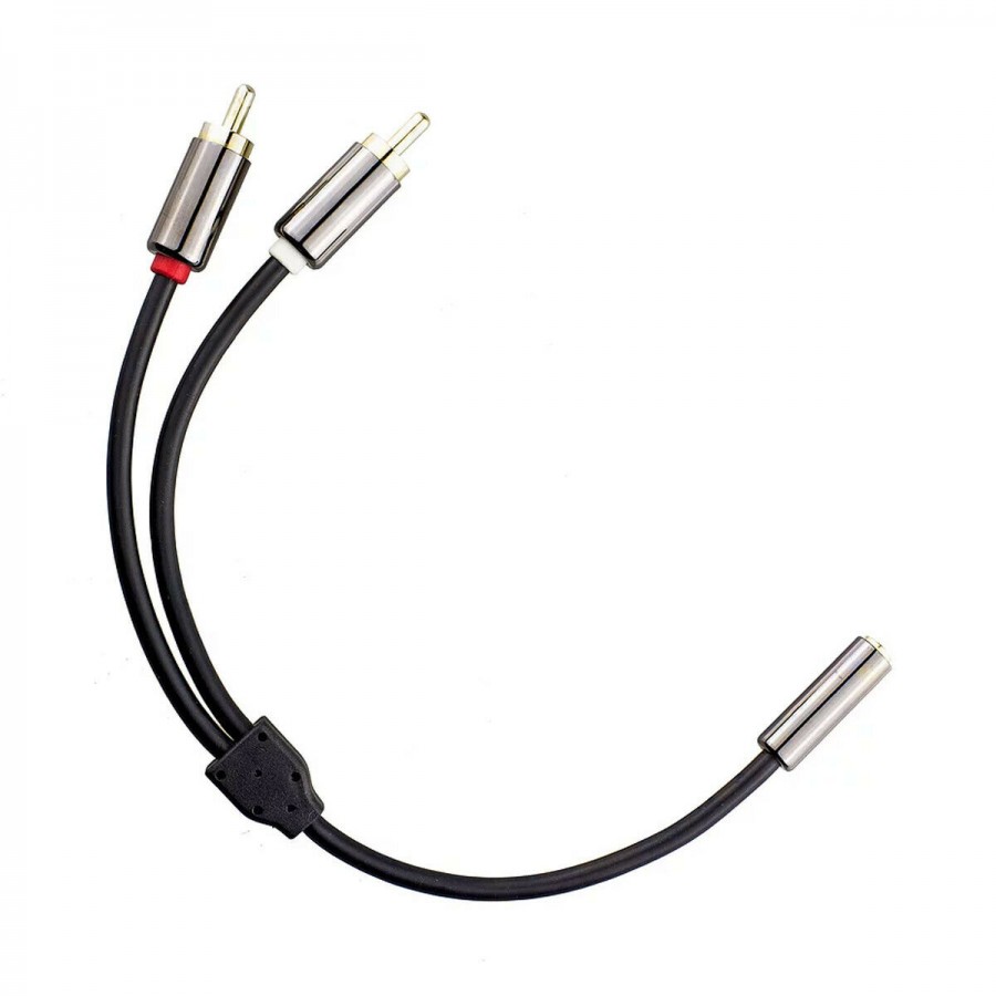 Audiophonics - Adaptateur Jack 3,5mm mâle mono vers RCA femelle