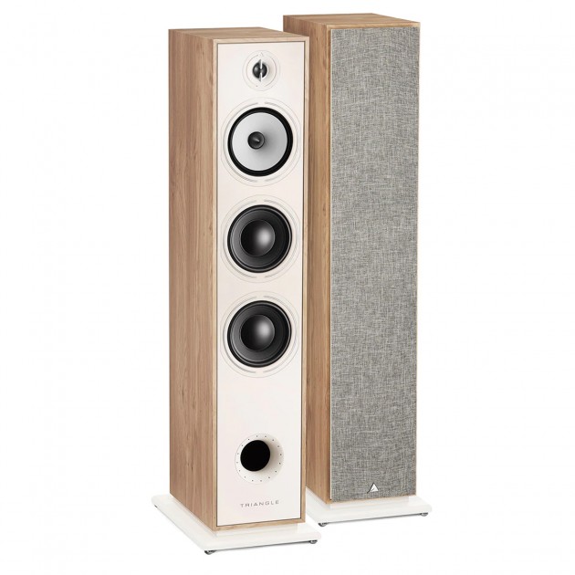 oak floor standing speakers