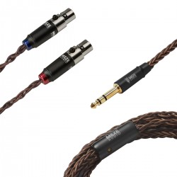 Câble audio Y, 6.0m, mini Jack 3.5 mm stéréo vers double Jack 6.35