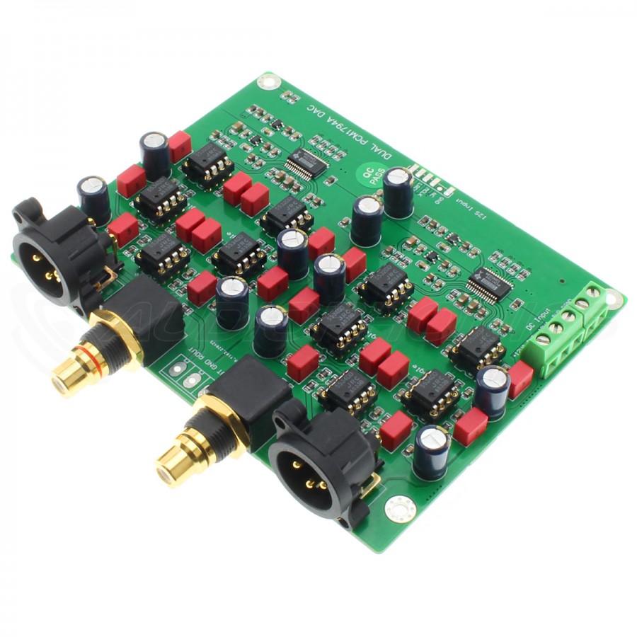 Balanced DAC Board 2x PCM1794A I2S 24bit 192kHz - Audiophonics