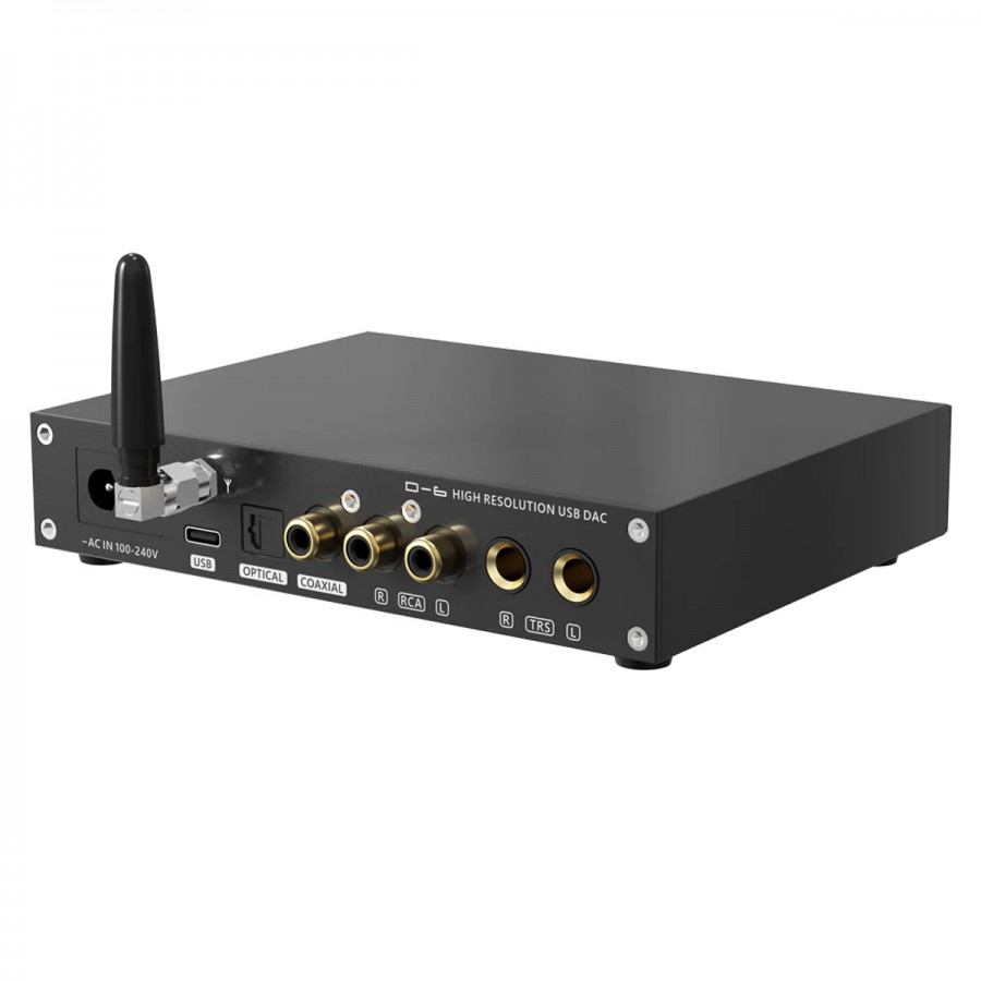 Audiophonics - SMSL D-6 DAC 2x AK4493S XMOS Bluetooth 5.1 aptX HD LDAC  32bit 768kHz DSD512