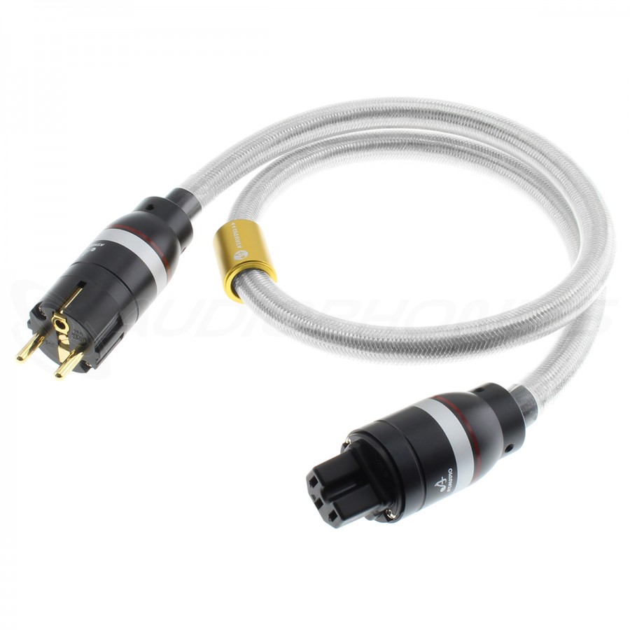 Kiuwxduy 10AWG avec Blindage Cable Secteur HiFi, avec Anneau de ferrite,  câble d'alimentation Audio en cuivre sans oxygène Haut de Gamme（1m） :  : High-Tech