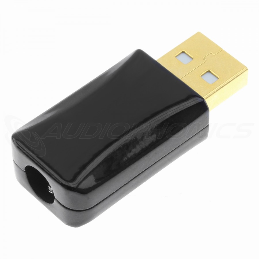 Connecteur USB 3.0 mâle Type A Plaqué or DIY - Audiophonics