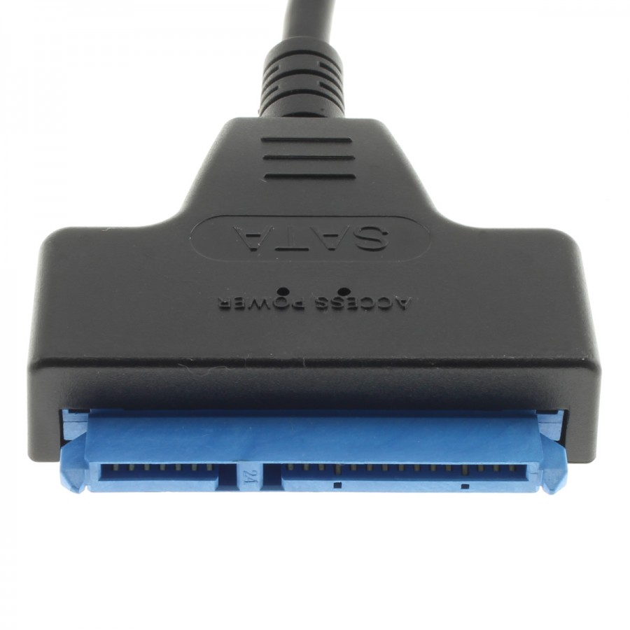 Câble adaptateur SATA III vers USB 3.0 Noir 0.25m - Audiophonics