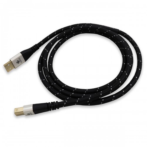 Male Jack 6.35mm to Male Jack 6.35mm Mono Cable Shielded Gold Plated 2m -  Audiophonics