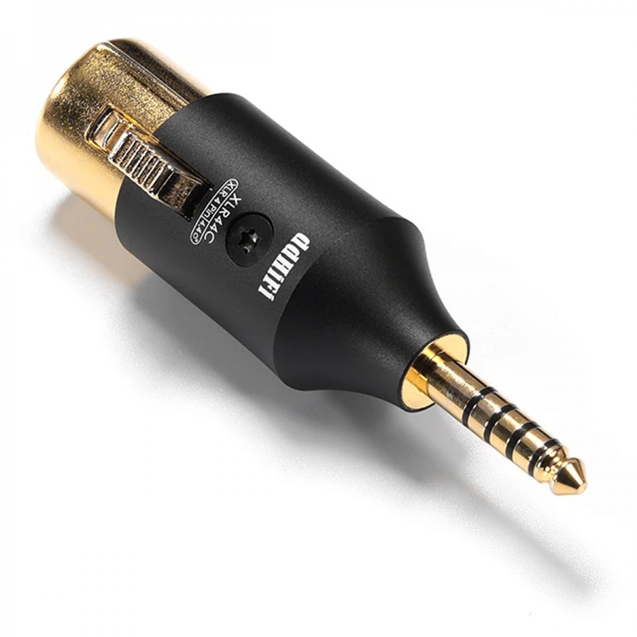 DD XLR44C Female 4 Pins XLR to Male Jack 4.4mm Balanced Adapter Gold Plated  - Audiophonics