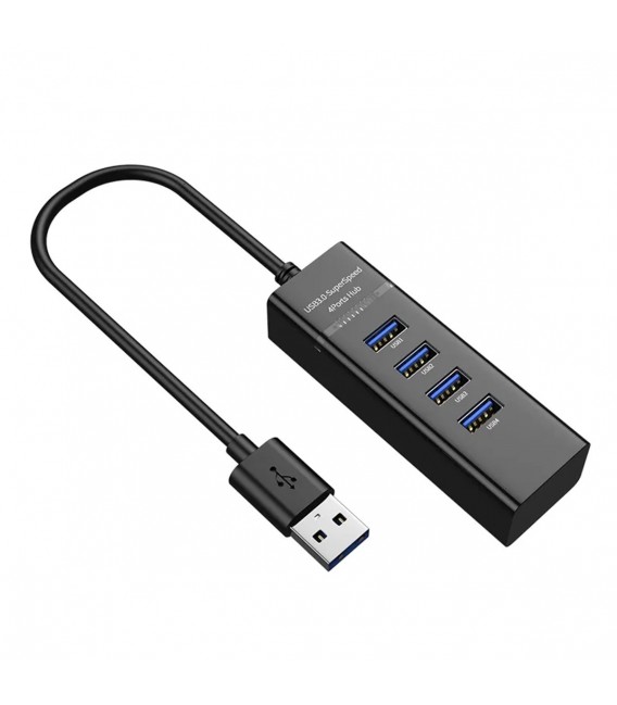 4 ports USB 3.0 Hub 5 Gbs 5,25 pouces Baie de lecteur optique