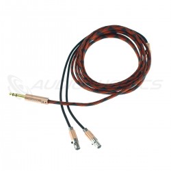 Audiophonics - SIVGA Câble pour Casque Jack 6.35mm vers 2x Jack 2.5mm Mono  Cuivre OCC 6N 1.8m