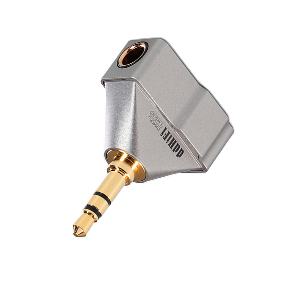 DD DJ44C PRO Female Balanced Jack 4.4mm to Male Single-Ended Jack 3.5mm Adapter Gold Plated