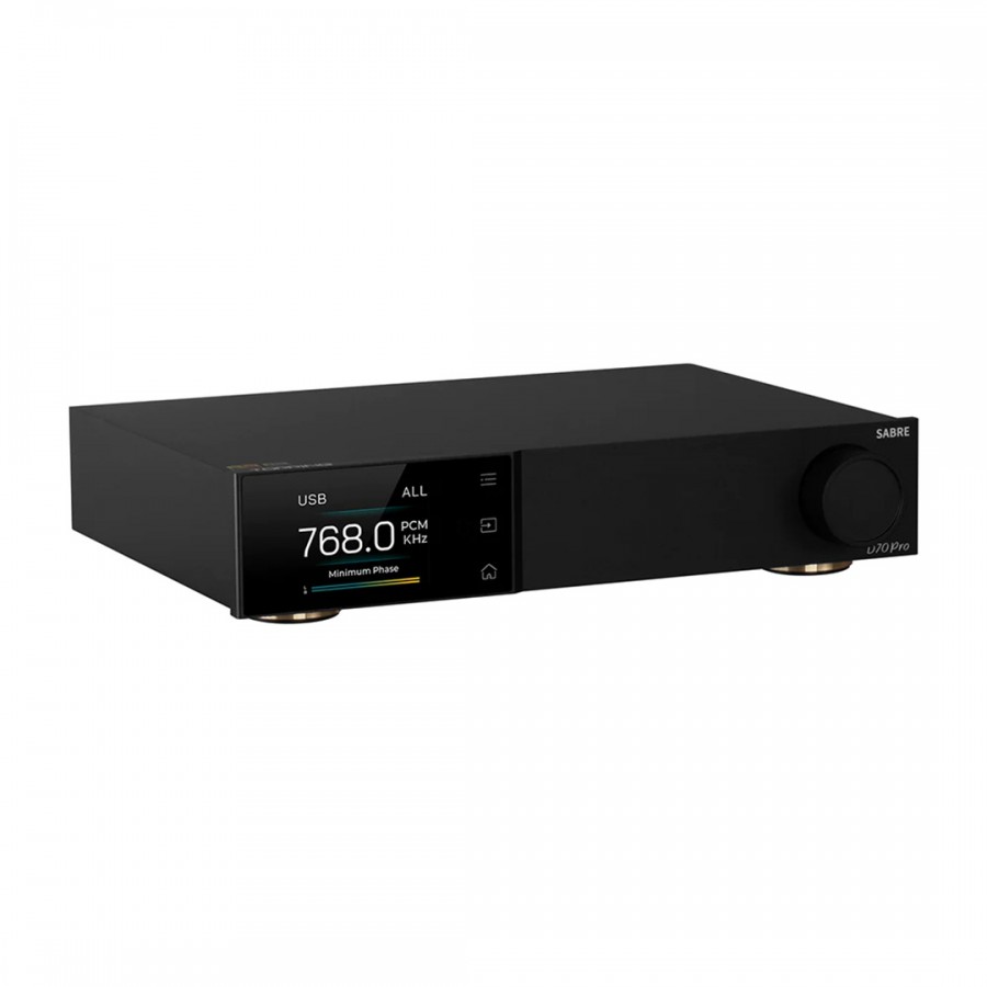 Audiophonics - TOPPING D70 PRO DAC ES9039SPRO XMOS XU316 Bluetooth 5.1 LDAC  aptX-Adaptative 32bit 768kHz DSD512 Black