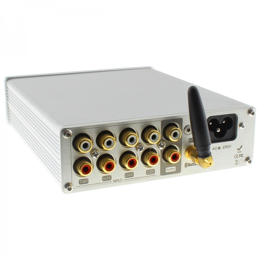AUDIOPHONICS PRE-02 NJW1194 Preamplifier Volume Control Input Selector  Bluetooth 5.0 - Audiophonics