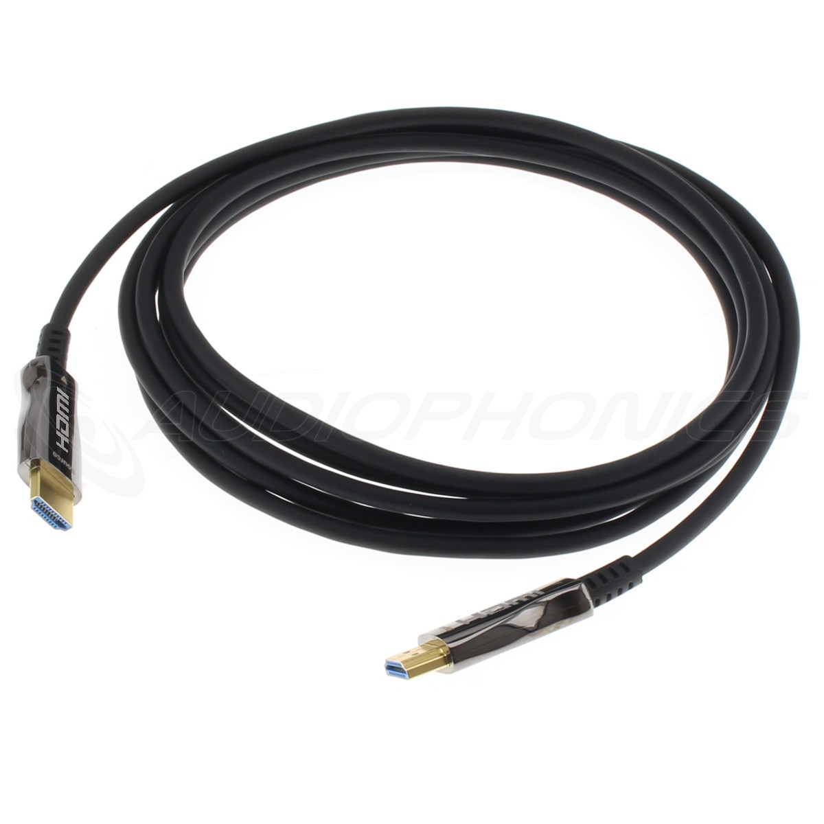 Câble HDMI 2.0 Optique 4K 60Hz 18Gbps UHD HDR 10 DHCP 2.2 EDID CEC ARC 3D 3m  - Audiophonics