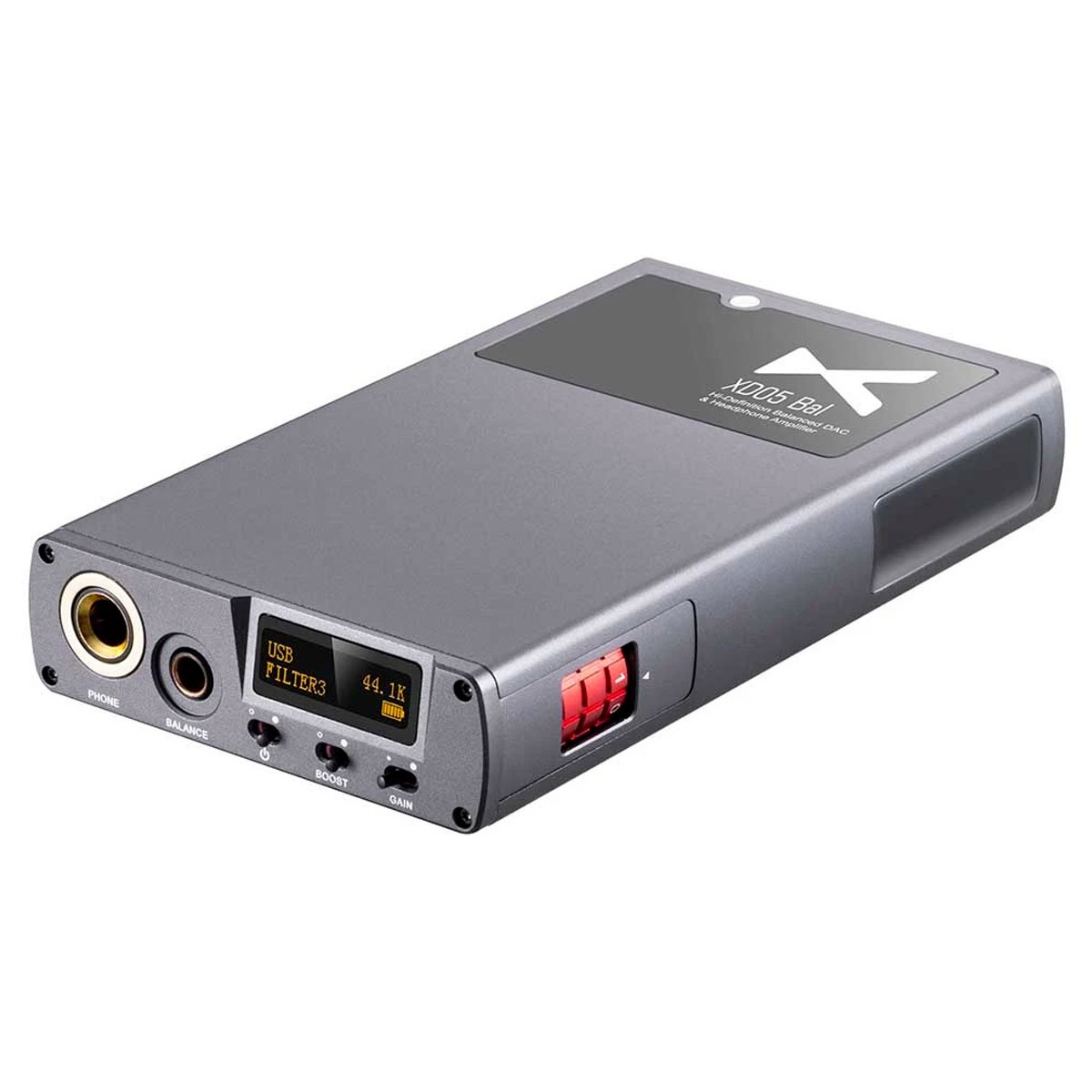 [GRADE S] XDUOO XD05 BAL Amplificateur Casque Portable Symétrique 2x ES9038Q2M XMOS Bluetooth 5.0 32bit 768kHz DSD512 Argent