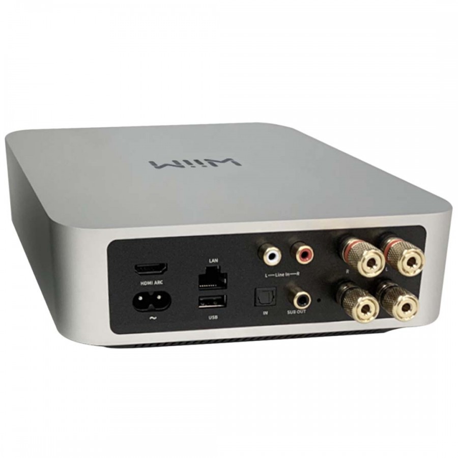 WiiM AMP Stereo Network Amplifier Grey