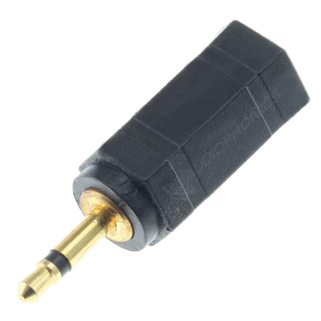 2.5mm Mâle à 3.5mm femelle stéréo mic audio convertisseur adaptateur jack