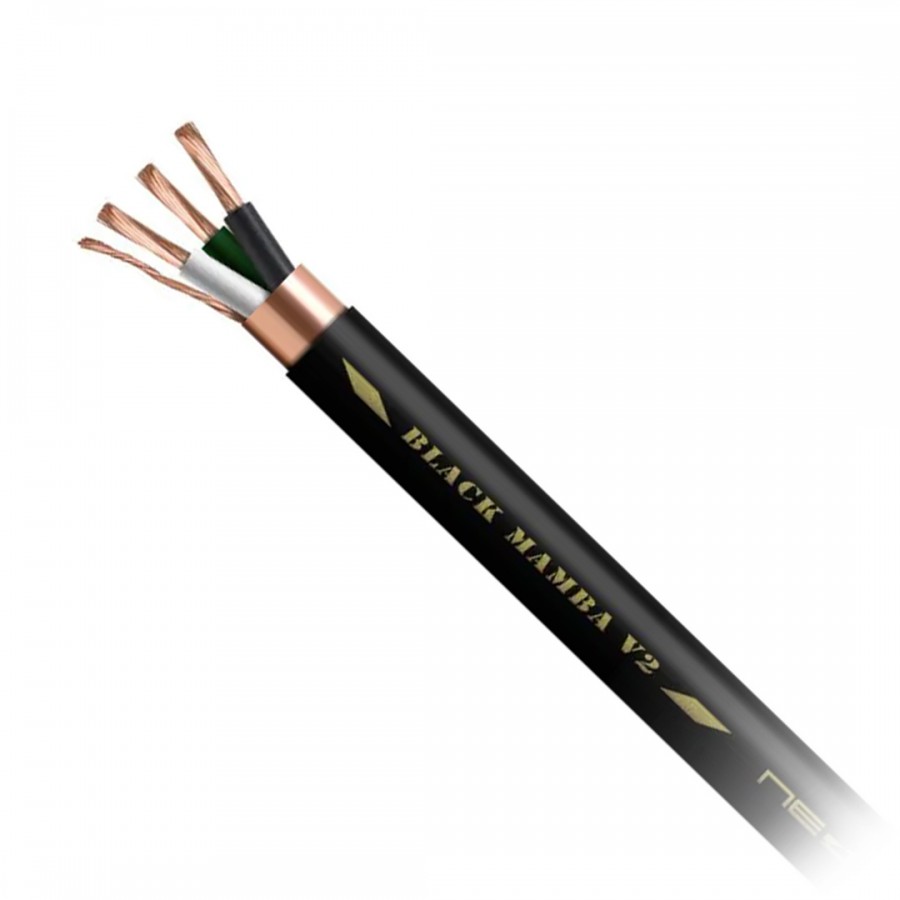 Audiophonics - OYAIDE BLACK MAMBA V2 Power Cable Copper Copper 102SSC  Shielded 3.5mm² Ø11.8mm