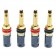 XANGSANE XS-6001AU LONG Speaker Terminals Gold-plated Pure Copper (Set x4)