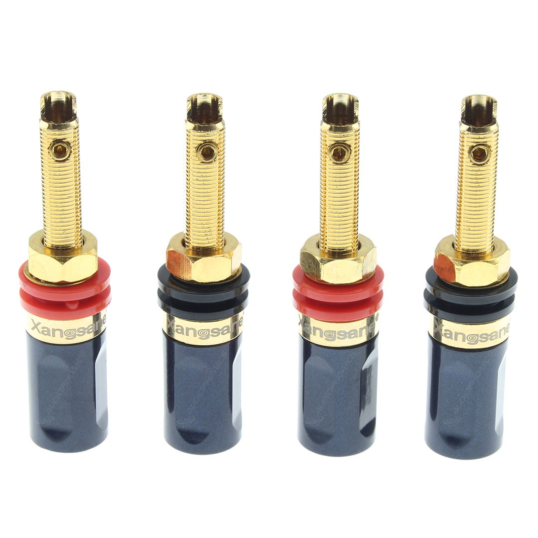 XANGSANE XS-6001AU LONG Speaker Terminals Gold-Plated (Set x4)