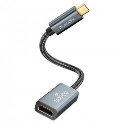 Audiophonics - Adaptateur Jack DC 5.5 / 2.1mm Femelle vers Micro USB Mâle  18AWG 0.82mm² 10cm