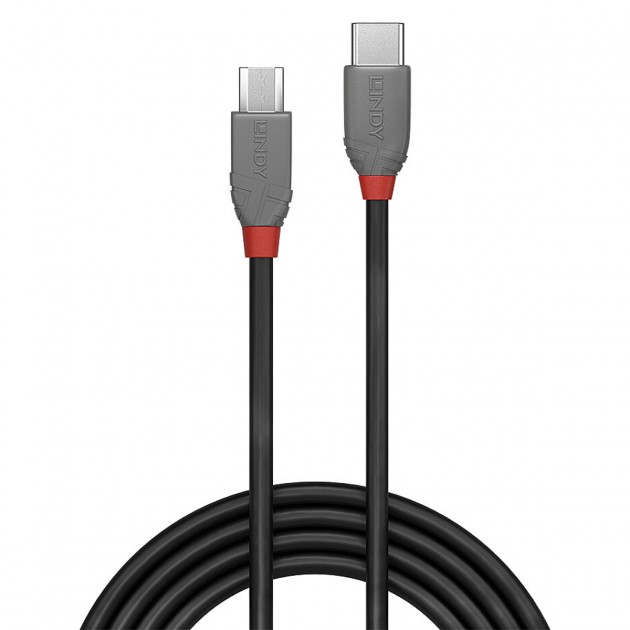 Câble USB-C Mâle vers USB-C Mâle Plaqué Or 2m - Audiophonics