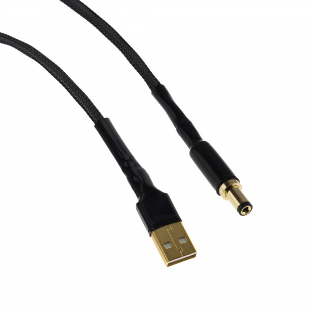 Female Jack DC 5.5 / 2.5mm to Male USB-C Adapter - Audiophonics
