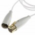 KAIBOER Interconnect Cable XLR Male to XLR Female Pure Silver 1m (Unit)