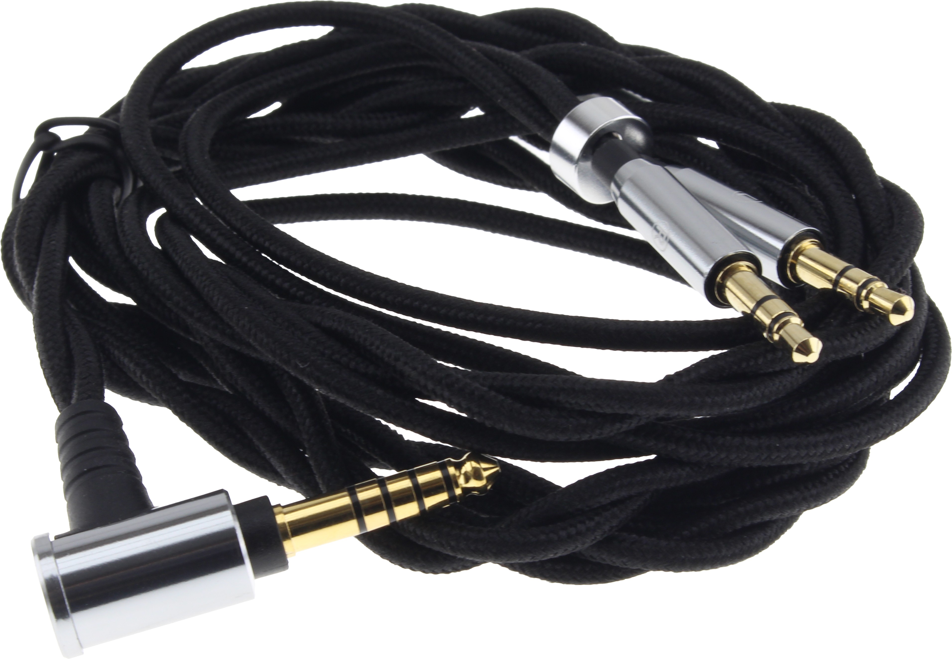 Headphone Balanced Cable Jack 4.4mm to 2x Jack 3.5mm OFC Copper 1.5m