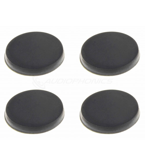 3M Rubber Feet 33x5mm Black (Set x4)