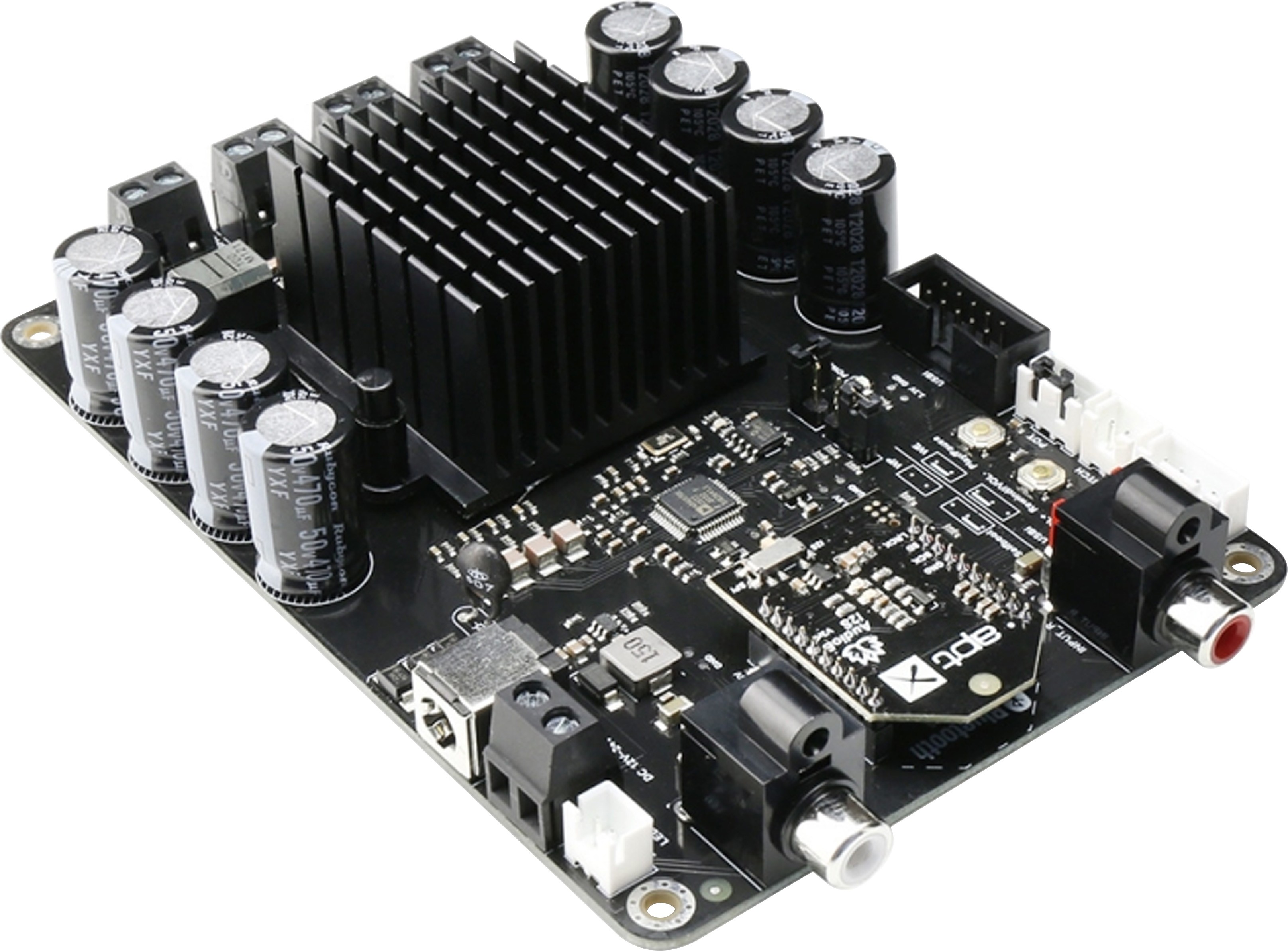 TINYSINE TSA7804B Module Amplificateur Class D TPA3116D2 DSP Bluetooth 5.0 4x50W 4 Ohm