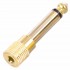 Adapter Male Mono Jack 6.35mm to Female Mono Jack 3.5mm Gold Plated