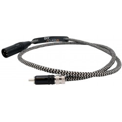 HYPEX XLR Male to RCA Male Stereo Interconnect Cable Silver-plated copper 1m (Pair)