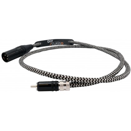 HYPEX Câble de Modulation Stéréo XLR Mâle vers RCA Mâle Cuivre Plaqué Argent 2m (La paire)