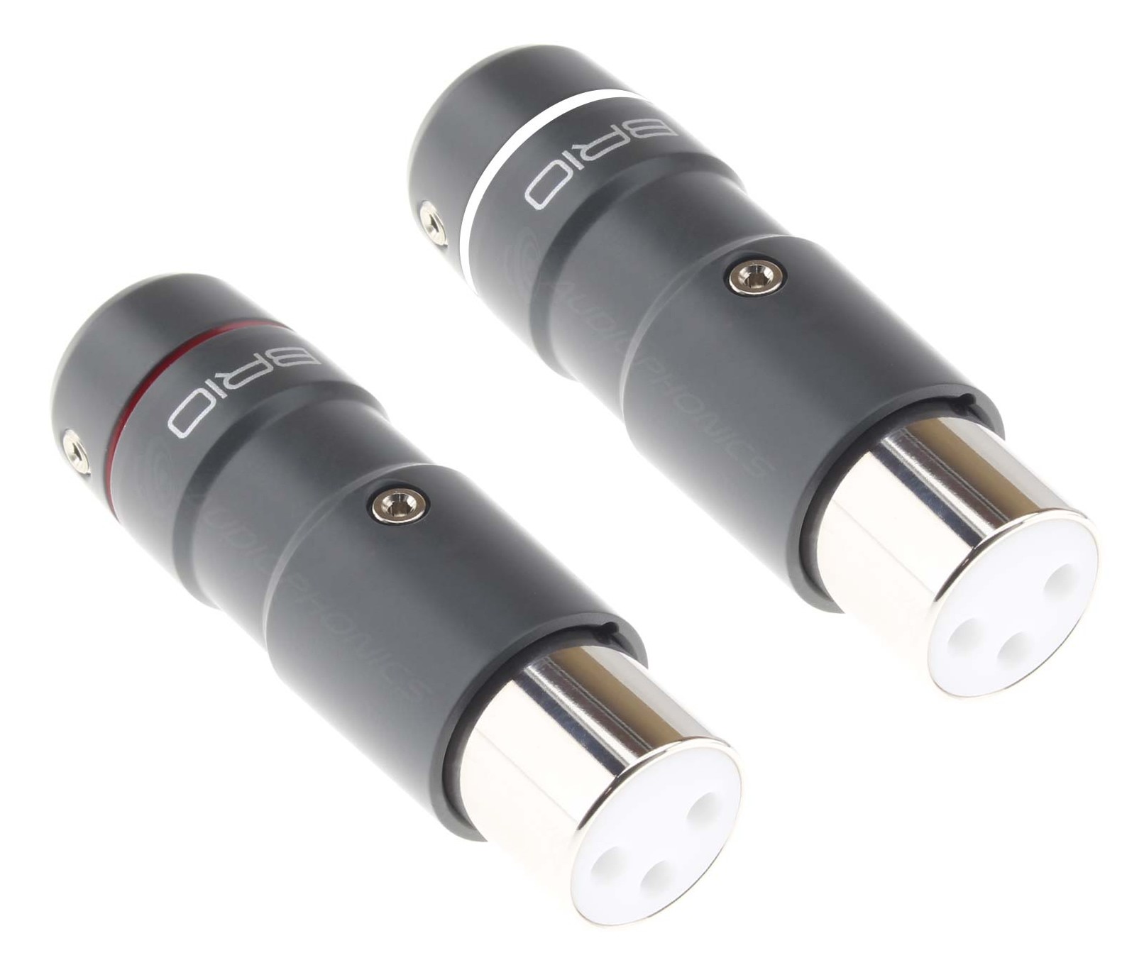 ETI BRIO XLR Female 3-Pole Connector Rhodium-Plated Tellurium Copper Ø12mm (Pair)