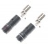 ETI BRIO XLR Female 3-Pole Connector Rhodium-Plated Tellurium Copper Ø12mm (Pair)