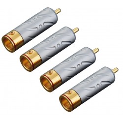 VIBORG VR109 RCA Connector Pure Copper Gold Plated PTFE Ø 9.5mm