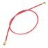 VH 3.96mm Female Cable Without Casing 1 Pole Gold Plated 40cm Red (x10)