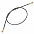 VH 3.96mm Female Cable Without Casing 1 Pole Gold Plated 40cm Black (x10)