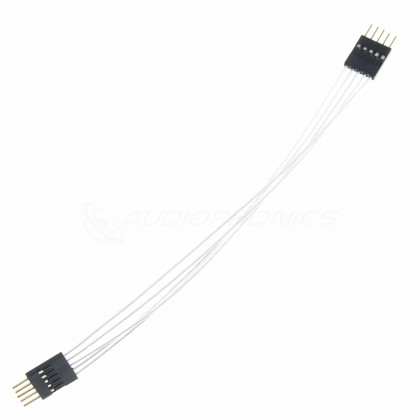 XH2.54mm Cable 5 Pins Male / Male Silver Plated 15cm