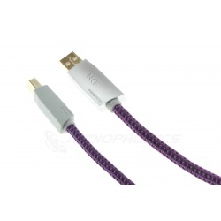 FURUTECH GT2 NCF Câble USB-A Male / USB-B Mâle Cuivre OCC Plaqué argent 0.6m