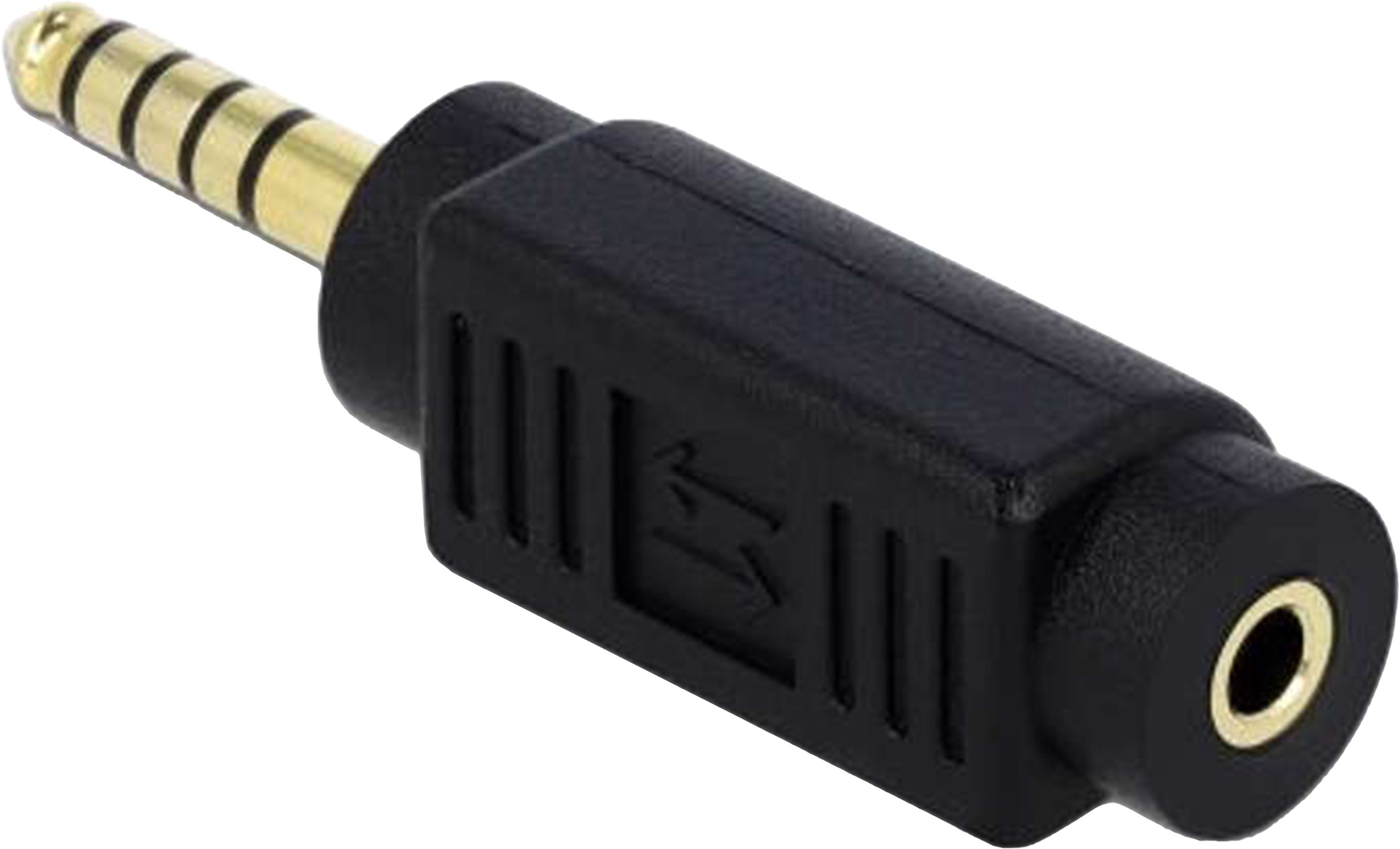 DELOCK Adaptateur Jack 4.4mm Symétrique Mâle vers Jack 3.5mm Asymétrique Femelle Plaqué Or