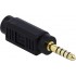 DELOCK Adaptateur Jack 4.4mm Symétrique Mâle vers Jack 3.5mm Asymétrique Femelle Plaqué Or