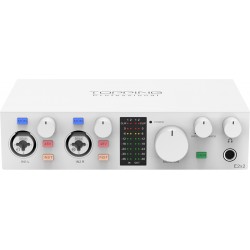 TOPPING PROFESSIONAL E2X2 Audio Interface USB 2 In 2 Out 24bit 192kHz White