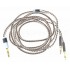 Headphone Balanced Cable Jack 4.4mm to 2x Jack 3.5mm OCC Copper Silver Plated 1.5m