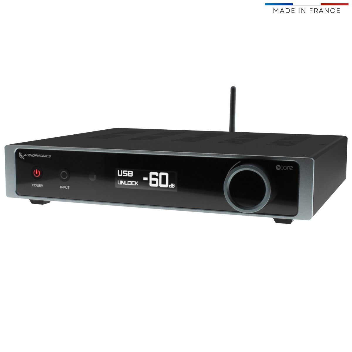 [GRADE B] AUDIOPHONICS DAW-S250NC Amplificateur Intégré Class D NCore NC252MP DAC ES9038Q2M WiFi Bluetooth 2x250W 4 Ohm