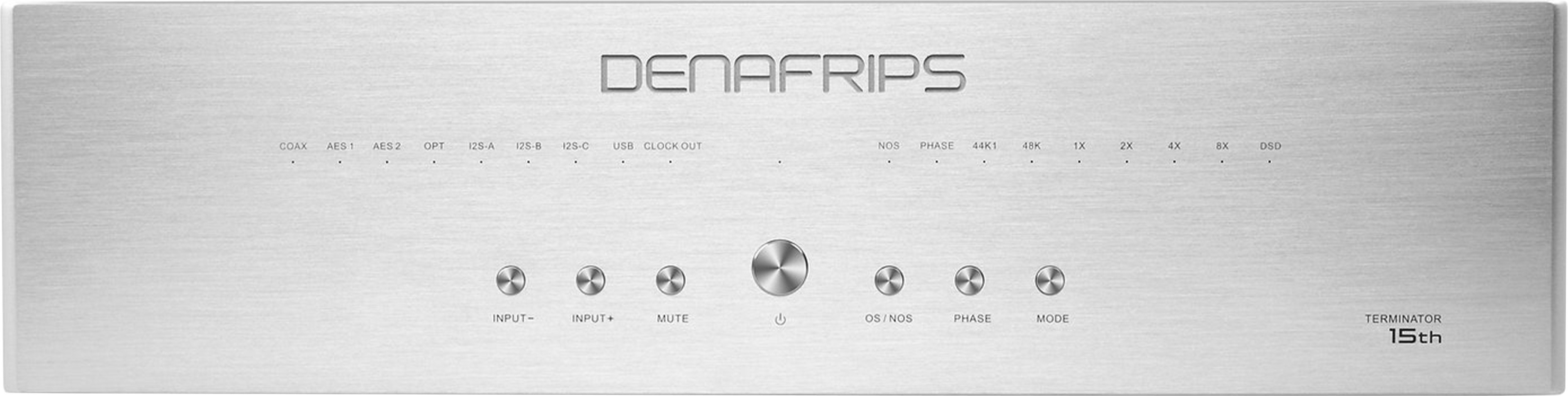 DENAFRIPS TERMINATOR 15TH DAC R2R NOS Symétrique 24bit 1536kHz DSD1024 Argent