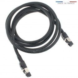 AUDIOPHONICS Câble patch Réseau RJ45 Ethernet High-End Cat 7 3.0m