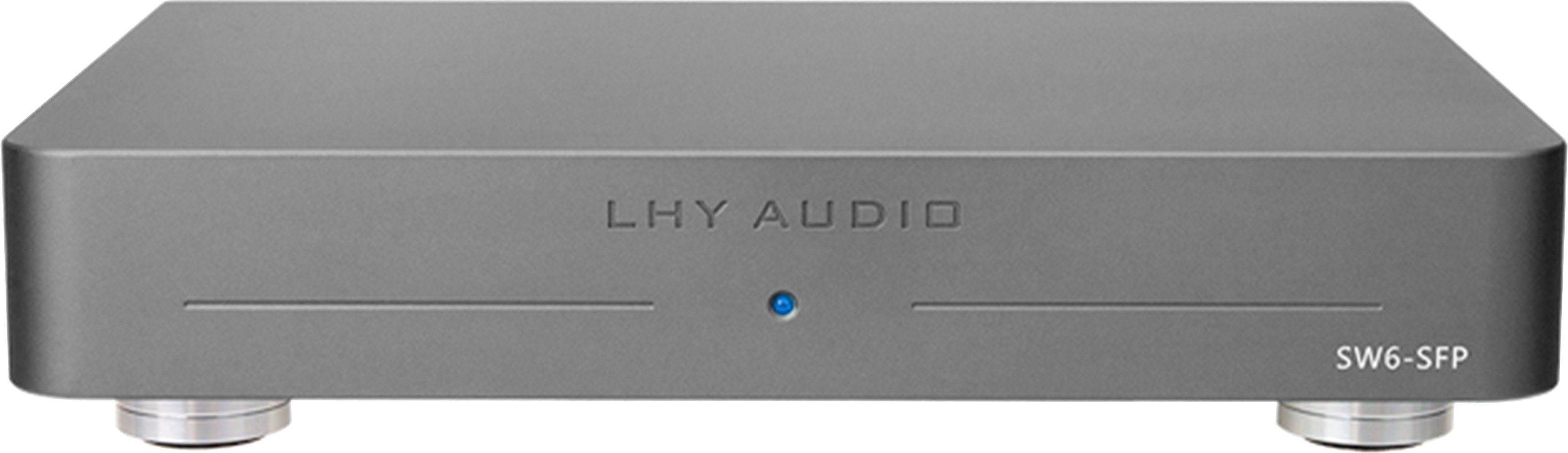 LHY AUDIO SW-6 SPF Switch Réseau 5x RJ45 1x Fibre Optique Gris